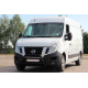 Кенгурятник WT018 Black (нерж.) для Nissan NV400 2010-2024 гг