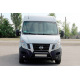 Кенгурятник WT018 Black (нерж.) для Nissan NV400 2010-2024 гг