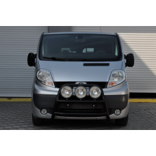 Кенгурятник WT018 Black (нерж.) для Nissan Primastar 2002-2014 рр