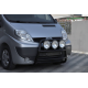 Кенгурятник WT018 Black (нерж.) для Renault Trafic 2001-2015 гг