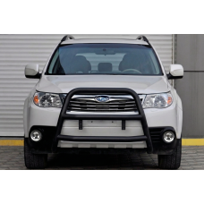 Кенгурятник WT018 Black (нерж.) для Subaru Forester 2008-2013 рр