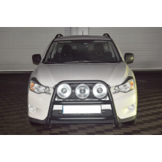 Кенгурятник WT018 Black (нерж.) для Subaru XV 2011-2017 рр