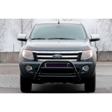 Передняя защита WT022 Black (нерж.) для Ford Ranger 2011-2022 гг