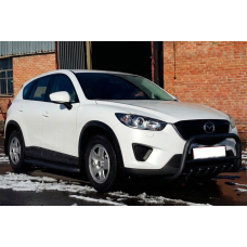 Передній захист WT021 Black (нерж.) для Mazda CX-5 2012-2017 рр