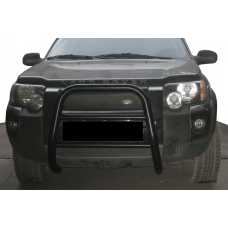 Кенгурятник QT008 Black (нерж) для Land Rover Freelander II 2006-2014 гг