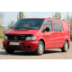 Кенгурятник с усами WT002 Plus Black (нерж.) для Mercedes Vito W638 1996-2003 гг