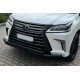 Передняя защита ST014 Black (2015-2026, нерж) для Lexus LX570/450d