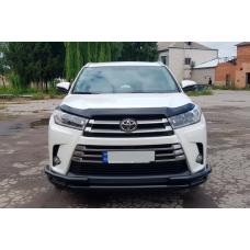 Кенгурятник ST-Special Black (нерж) для Toyota Highlander 2013-2019 рр