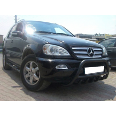 Кенгурятник Black (нерж.) для Mercedes ML W163 1997-2005 рр