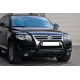 Кенгурятник WT005 Colt Black (нерж) для Volkswagen Touareg 2002-2010 гг