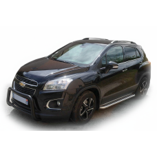 Передня дуга WT005 Black (нерж.) для Chevrolet Trax 2012-2023 рр