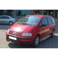 Кенгурятник WT005 Black (нерж) для Ford Galaxy 1995-2006 гг