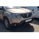 Передняя защита WT008 Black (нерж.) для Renault Duster 2018-2024 гг