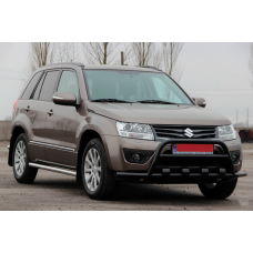 Кенгурятник ST-WT-15 Black (нерж.) для Suzuki Grand Vitara 2005-2017 рр