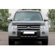 Передняя защита ST015-13 Black (нерж.) для Mitsubishi Pajero Wagon IV 2006-2021 гг