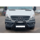 Кенгурятник F1-01 Black (2013-2018, нерж.) для Mercedes Sprinter W906