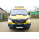 Кенгурятник F1-01 Black (2013-2018, нерж.) для Mercedes Sprinter W906
