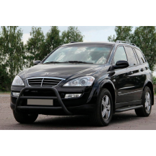 Кенгурятник WT022 Black (нерж) для SsangYong Kyron 2005-2014 рр