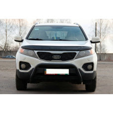 Кенгурятник WT007 Black (нерж.) для Kia Sorento II XM 2009-2014 гг