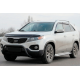 Кенгурятник WT007 Black (нерж.) для Kia Sorento II XM 2009-2014 гг