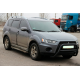 Кенгурятник WT007 Black (нерж.) для Mitsubishi Outlander 2006-2012 гг