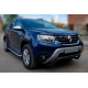 Кенгурятник WT007 Black (нерж.) для Renault Duster 2018-2024 гг