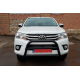 Кенгурятник WT007 Black (нерж) для Toyota Hilux 2015- гг