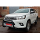 Кенгурятник WT007 Black (нерж) для Toyota Hilux 2015- гг