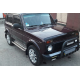 Кенгурятник QT006 Black (нерж.) для Lada Niva та Urban 1977- гг