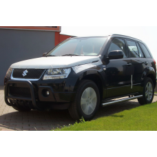 Кенгурятник QT006 Black (нерж.) для Suzuki Grand Vitara 2005-2017 рр