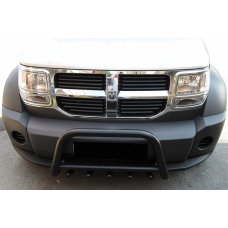 Передня дуга QT006 Black (нерж.) для Dodge Nitro 2006-2011 рр