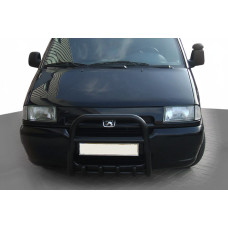 Кенгурятник QT006 Black (нерж) для Fiat Scudo 1996-2007 гг