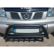 Кенгурятник QT006 Black (нерж.) для Nissan X-trail T30 2002-2007 гг