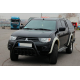 Кенгурятник Black (нерж.) для Mitsubishi L200 2006-2015 гг