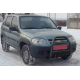 Кенгурятник QT007 Black (нерж) для Chevrolet Niva 1998-2020 гг