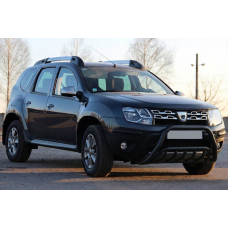 Кенгурятник WT002 Black (нерж) для Dacia Duster 2008-2018 рр
