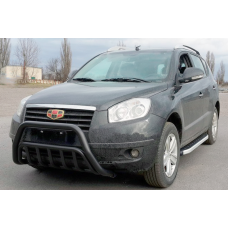 Кенгурятник WT002 Black (нерж.) для Geely Emgrand X7 2011- рр