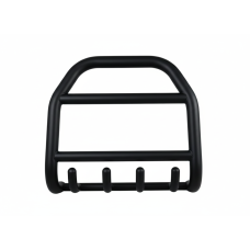 Передня дуга QT007 Black (нерж.) для Hyundai IX-35 2010-2015 рр