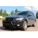 Кенгурятник WT002 Black (нерж.) для Hyundai Santa Fe 2 2006-2012 гг