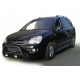 Кенгурятник WT002 Black (нерж) для Kia Carens 1999-2012 гг
