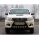 Кенгурятник WT002 Black (нерж.) для Toyota Hilux 2006-2015 гг