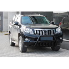 Кенгурятник WT002 Black (нерж) для Toyota Land Cruiser Prado 150 2009-2023 рр
