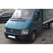 Кенгурятник WT002 Black (нерж) для Volkswagen LT 1995-2006 рр