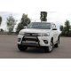 Передняя защита WT010 Black (нерж) для Toyota Hilux 2015- гг