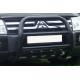 Кенгурятник QT011 Black (нерж.) для Mitsubishi Pajero Wagon IV 2006-2021 гг