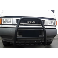 Кенгурятник QT007 Black для Iveco Daily 1999-2006 гг