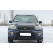 Передняя дуга WT002 Black (нерж.) для Toyota Rav 4 2001-2005 гг