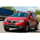 Передняя дуга WT007 Black (нерж.) для Renault Sandero 2013-2022 гг