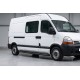 Боковые пороги Bosphorus Black (2 шт., алюминий) Длинная База для Opel Movano 2004-2010 гг