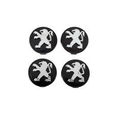 Ковпачки в диски 60/58 мм p02011bl (4 шт) для Peugeot